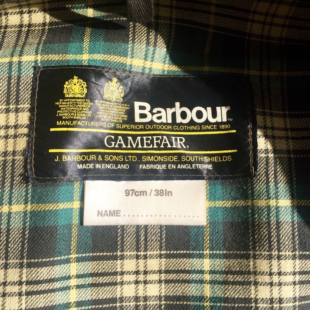 VINTAGE Barbour Gamefair Jacket - Picture 7 of 15